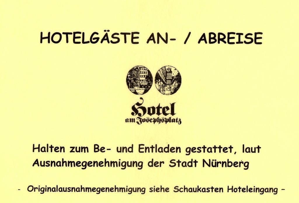 Hotel Am Josephsplatz Nuremberg Ngoại thất bức ảnh